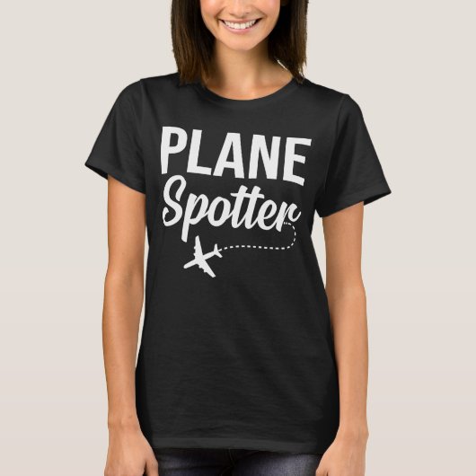 飛行機スポッターパイロット飛行機飛行機航空10 Tシャツ (正面)