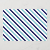 飛行機タイムカプセル男の赤ちゃんシャワー第1誕生日 アドバイスカード (裏面)