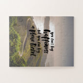 飛行機チケット幸福 ジグソーパズル (横)