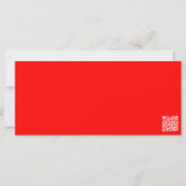 飛行機チケット搭乗パススタイル招待状 (裏面)