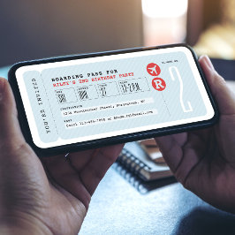 飛行機チケット搭乗券子供の誕生日パーティー 招待状