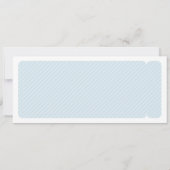 飛行機チケット搭乗券子供の誕生日パーティー 招待状 (裏面)