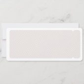 飛行機チケット旅行テーマ中性ベビーシャワー 招待状 (裏面)