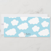 飛行機チケット誕生日招待状（搭乗券） 招待状 (裏面)