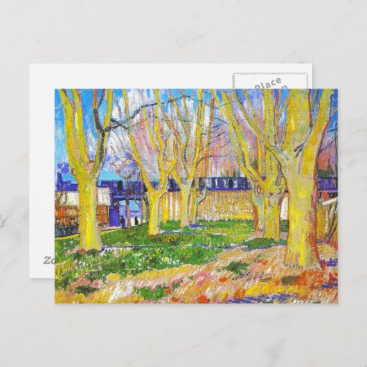 飛行機ツリー通りアーレステーションバイヴィンセン ポストカード (正面/裏面)