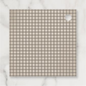 飛行機テディベア特別配送赤ちゃんシャワー フェイバータグ (裏面)