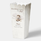 飛行機テディベア特別配送赤ちゃんシャワー フェイバーボックス (正面)