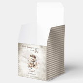 飛行機テディベア特別配送赤ちゃんシャワー フェイバーボックス (オープン)