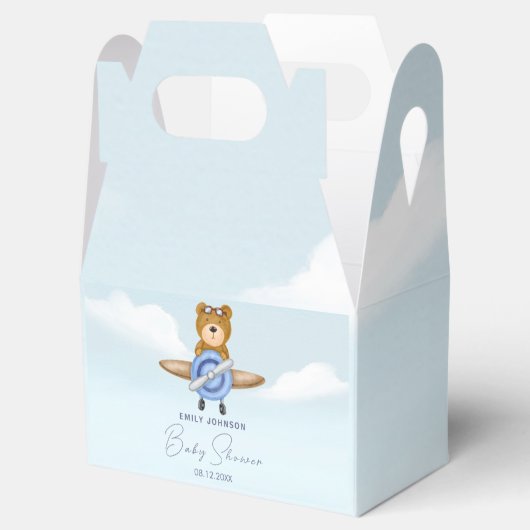 飛行機テディベア フェイバーボックス (オープン)