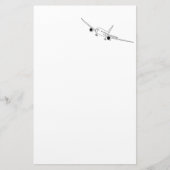 飛行機テーマ 便箋 (正面)