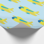 飛行機デザイン ラッピングペーパー (角)