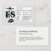 飛行機トラック |グローバル物流 名刺 (正面/裏面)