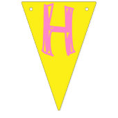 飛行機ハッピーバースデーブライトカラーパーティー バンティングフラッグ (第2の旗)