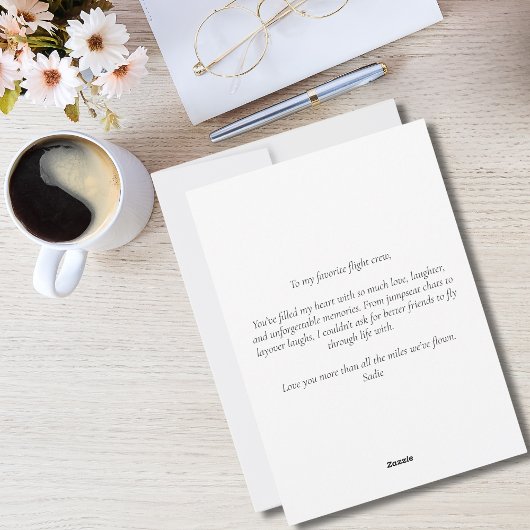 飛行機ハートと私は私のフライファミリーを愛する シーズンカード