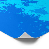 飛行機ハート ポスター (角)