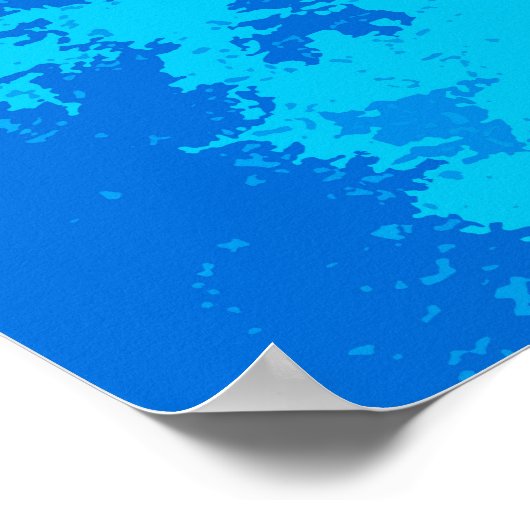 飛行機ハート ポスター (角)