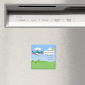 飛行機バナーボーイサンキューマグネット マグネット (インサイチュ (食洗機))