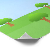 飛行機バナーボーイ誕生日ポスター ポスター (角)