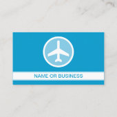 飛行機バブル 名刺 (裏面)