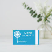 飛行機バブル 名刺 (スタンド正面)