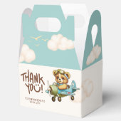 飛行機パイロットかわいいテディベアありがとう フェイバーボックス (オープン)