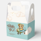 飛行機パイロットかわいいテディベアありがとう フェイバーボックス (オープン)