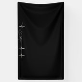 飛行機パイロットパイロット心拍 横断幕 (縦)