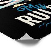 飛行機パイロット機自分の飛行機自分のルール ポスター (角)