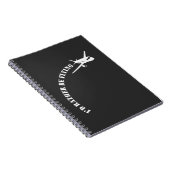 飛行機パイロット飛んでいる飛行機航空愛好家 ノートブック (右側)