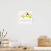 飛行機パイロット ポスター (キッチン)