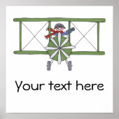 飛行機パイロット ポスター (正面)