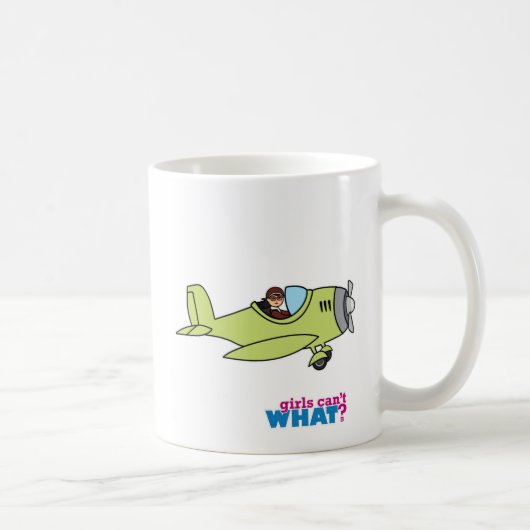 飛行機パイロット – 中 コーヒーマグカップ (右)