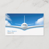 飛行機パイロット |航空 名刺 (正面)