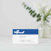 飛行機パイロット |航空 名刺 (スタンド正面)