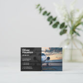 飛行機パイロット |航空 名刺 (スタンド正面)