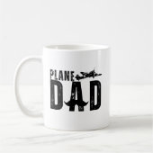飛行機パパ ヴィンテージ航空機 面白い航空ギフト コーヒーマグカップ (左)