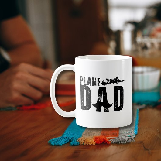 飛行機パパ ヴィンテージ航空機 面白い航空ギフト コーヒーマグカップ