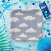 飛行機パーティープレート |クラウドパーティープレート ペーパープレート (パーティー)