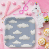 飛行機パーティープレート |クラウドパーティープレート ペーパープレート (パーティー)