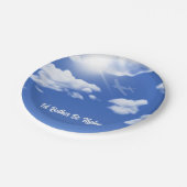 飛行機パーティー飛んでいる紙プレート ペーパープレート (アングル)