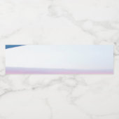 飛行機ピンクパステルスカイ ペットボトルラベル (シングルラベル)