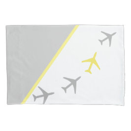 飛行機ファンキー飛行機パイロット航空飛んでいる 枕カバー