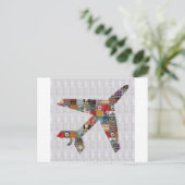 飛行機フライト旅行グループCARD TEAMcard NVN491 ポストカード (スタンド正面)