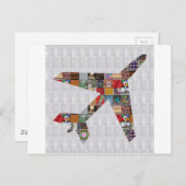 飛行機フライト旅行グループCARD TEAMcard NVN491 ポストカード (正面/裏面)