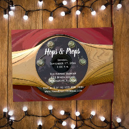 飛行機プロペラホップとプロップスハンガーパーティー 招待状