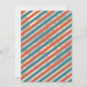 飛行機ベイビーシャワー招待状 トラベルアドベンチャー 招待状 (裏面)