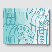 飛行機ベビーシャワーゲストブック ゲストブック (裏面)