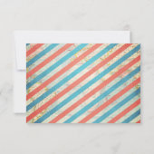 飛行機ベビーシャワー挿入カードアドベンチャートラベル 招待状 (裏面)