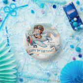 飛行機ボーイ1歳のパーティー ペーパーボウル (パーティー)