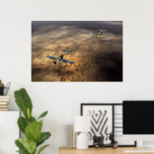 飛行機ポスター ポスター (ホームオフィス)